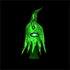 green spiny ship icon